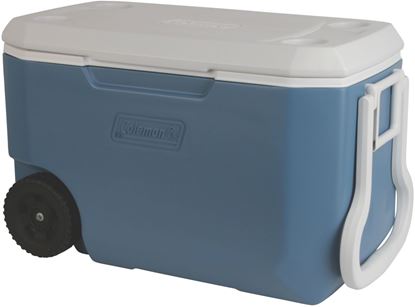 Picture of Coleman 3000004025 Cooler 62Qt WheeLED Blue/ White/White