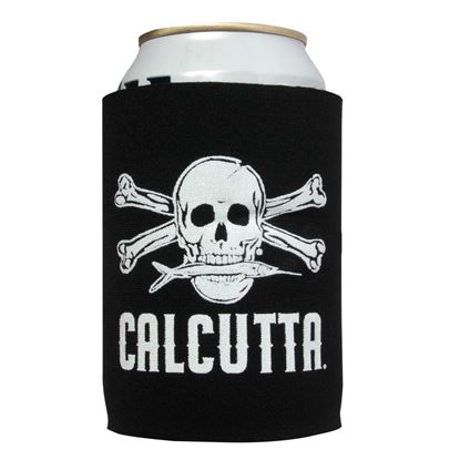 Picture of Calcutta CPCBK Pocket Can Cooler Black w/Wht Logo