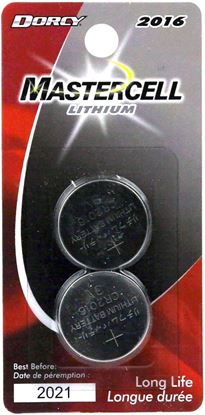 Picture of Dorcy 41-4105 Mastercell 2 Pack Lithium Coin Batteries 2016 3 Volts