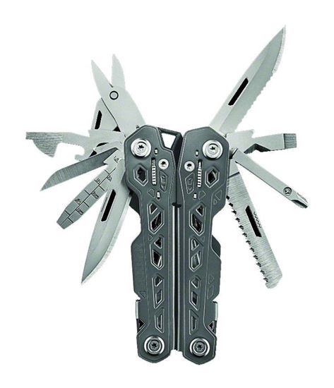 Picture of Gerber 31-003304 Truss multi tool, spring loaded, 17 functions, locking tools, nylon sheath, clam
