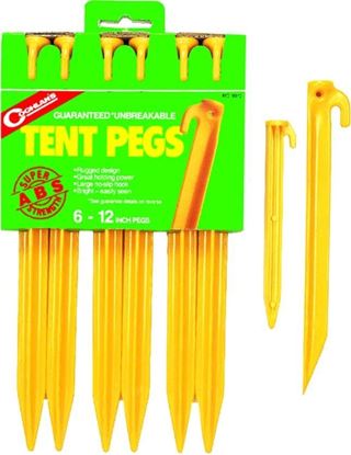 Picture of Coghlans 9312 ABS Tent Pegs 12" 6Pk
