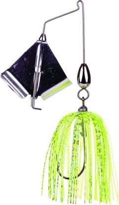 Picture of Strike King SSB12-201 Swinging Sugar Buzz Jointed Buzzbait, 1/2 oz, Super Chartreuse,1pk