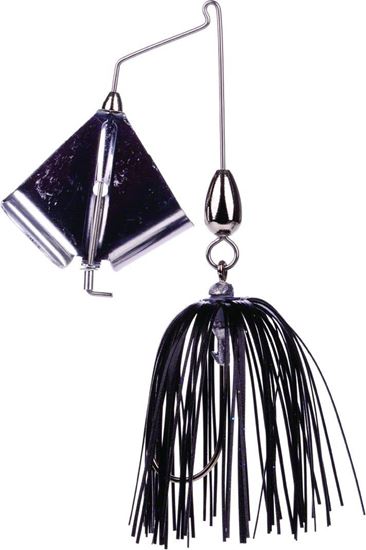 Picture of Strike King SSB14-210 Swinging Sugar Buzz Jointed Buzzbait, 1/4 oz, Black,1pk