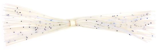 Picture of Lunker Lure 2315 Skirt, White/Blue Glimmer, 3/Pack