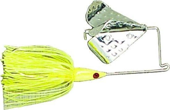 Picture of Strike King 18BM-70 Tri-Wing Mini Buzz King Buzzbait, 1/8 oz, Chartreuse & Silver Blade,1pk