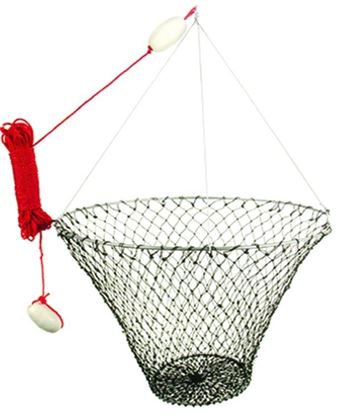 Picture of Promar NE-102 Deluxe Hoop Net Rigged w/2-Floats & 100' Rope