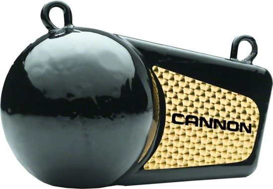 Picture of Cannon 2295182 Downrigger Trolling Flash Weight, Black w/Prism Tape, 8Lb