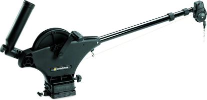 Picture of Cannon 1901130 Uni-Troll 10 STX Manual Downrigger, Adjustable Rod Holder, Black, Telescoping 24" to 53" Boom