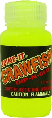 Picture of Spike-It 4001 2oz Dip-N-Glo Soft Plastic Lure Dye Cht Crawfish Scent