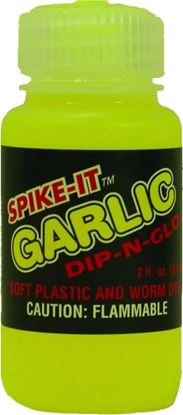 Picture of Spike-It 3301 2oz Dip-N-Glo Soft Plastic Lure Dye Cht Garlic Salt Scent