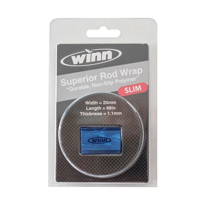 Picture of Winn Grips BOW11-BLB SLIM Rod Grip Overwrap, 66" L, 20mmW, Blue Camo, All-Weather-Durable WD Polymer Material