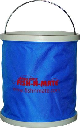 Picture of Fish-N-Mate 945 Blue Folding Bucket Collapsable