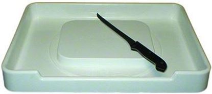 Picture of Joy Fish CUTTING TRAY Bait , Non Skid Rubber Feet, and Fits 3 & 5 Gallon Buckets