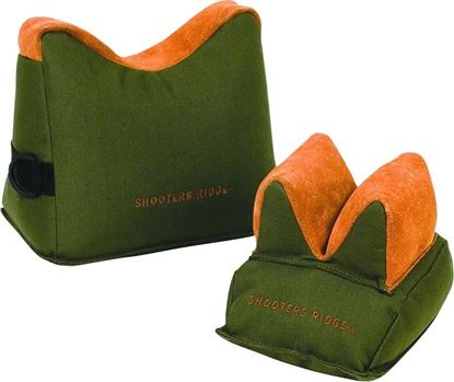Picture of Champion 40468 Bench Rest Shooting Rest Bags, Pre-Filled, Front & Rear, Suede
