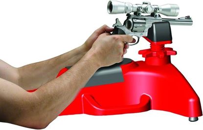 Picture of MTM PSR-30 Predator Shooting Rest for Rifles and Handguns, Extends 22" to 26.25", Red