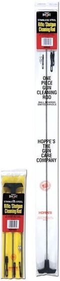 Picture of Hoppes 3PA22 Rifle Cleaning Rod .22 Caliber Aluminum, 3 Piece, Poly Bag