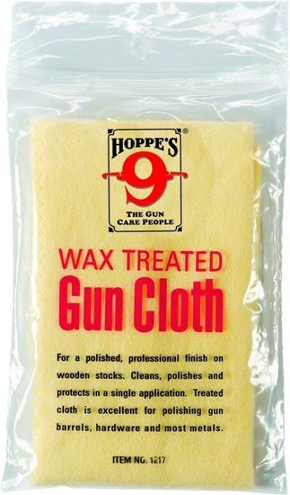 Picture of Hoppes 1217 No. 9 Gun Cloth, Wax Treated, 12X17", Poly Bag (284950)