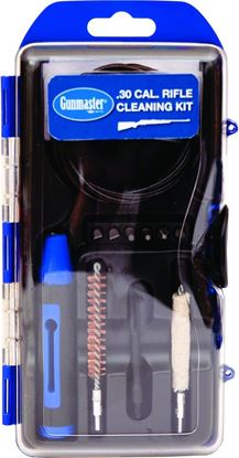 Picture of GunMaster GM30LR 12Pc .30Cal Rifle Cleaning Kit w/Pull Through Rod & 6Pc Driver Bit Set