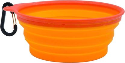 Picture of Remington R8503-ORG20 Collapsible Travel Dog Bowl, Orange