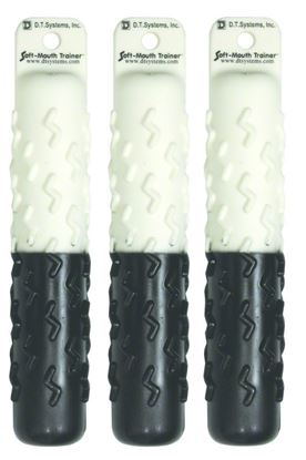 Picture of DT Systems SMT82703 Soft Mouth Dog Training Dummy 3Pk Small Black/White