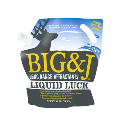 Picture of BIG&J BB2LL10 Liquid Luck Long Range Attractant 1/2 Gal Bag