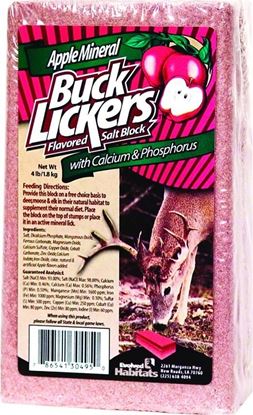 Picture of Evolved 30495 Buck Licker Apple Mineral 4lb Block