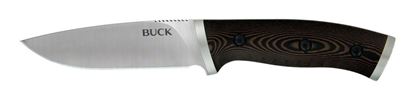 Picture of Buck 0863BRS Selkirk Fixed Blade Knife, LG, 4 5/8" 420HC Drop Point Blade Knife, Brn/Black Contoured Micarta handles, Nylon Sheath