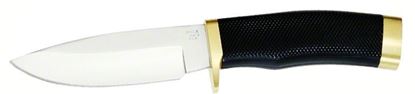 Picture of Buck 0692BKS Vanguard Fixed Blade Knife, 4 1/8" 420HC Drop Point Blade Knife, Textured Rubber handle w/ guard, nylon sheath