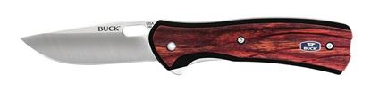 Picture of Buck 0346RWS Vantage Pro Folding Liner Lock Knife, 3.25" 420 HC steel, Rosewood inlay handle w/ deep pkt clip