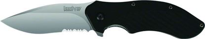 Picture of Kershaw 1605ST Clash Liner Lock Assisted Opening Knife, 3" Partially Serrated Blade, Black