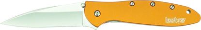 Picture of Kershaw 1660OR Leek Assisted Opening Folding Knife, 3" Drop Point Blade, Orange