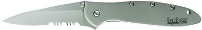 Picture of Kershaw 1660ST Leek Assisted Opening Folding Knife, 3" Drop Point Blade, Aluminum Handle