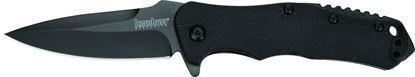 Picture of Kershaw 1987 RJ Martin Tactical Assisted Opening Folding Knife, 3" Spearpoint Blade, Liner Lock, Flipper. 3-Position Pocket Clip