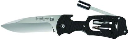 Picture of Kershaw 1920 Select Fire Folding Knife/Multi-Tool, Liner Lock 3-3/8" Blade, Hexhead Bit and 4 Screwdriver Bits