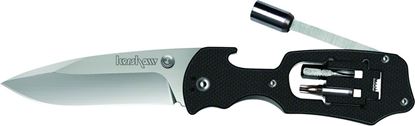 Picture of Kershaw 1920X Select Fire Folding Knife/Multi-Tool, Liner Lock 3-3/8" Blade, Hexhead Bit and 4 Screwdriver Bits, Clam