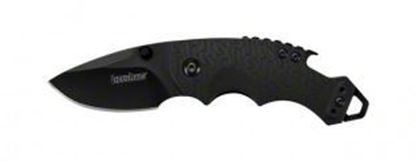 Picture of Kershaw 8700BLK Shuffle Multifunction Folding Knife, 2.4" Blade, Liner Lock, Screw Driver, Bottle Cap Opener, Black