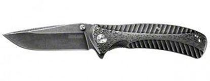 Picture of Kershaw 1301BW Starter Assisted Opening Folding Knife, Blackwash, 3.5" Blade