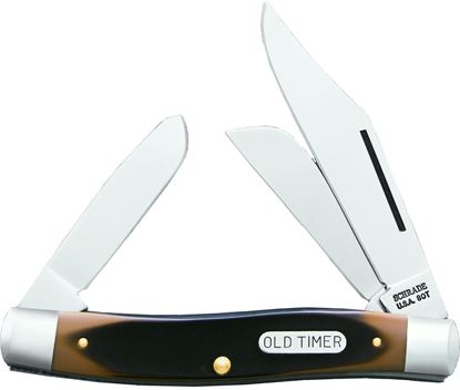 Picture of Old Timer 8OT Senior Folding Pocket Knife. 3-Blade, 3.9" Closed