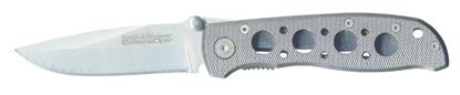 Picture of Smith & Wesson CK105H Extreme Ops Liner Lock Folding Knife, 3.2" Drop Point Blade, Aluminum Handle, Belt Clip