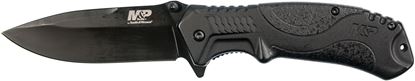 Picture of Smith & Wesson MPM2.0UG4 M&P 2.0 Clip Folder, ULTRA-GLIDE Technology, Oxide Blade Coating 3.5" Blade, Thumbstud, Nylon Rubber Overmold Handle