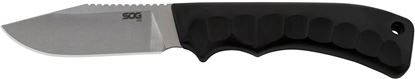 Picture of SOG ACE1001-CP Ace Knife, Straight 3.8" Fixed Blade, Stonewash Finish, , Black Sheath, Rubber Handle