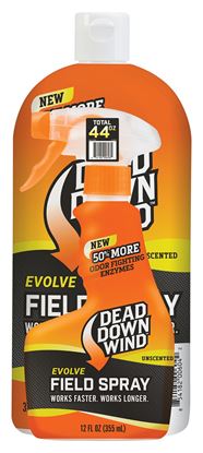 Picture of Dead Down Wind 134418 Evolve 3D+ Odor Eliminator Field Spray Combo 44oz