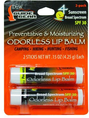 Picture of Dead Down Wind 1249BC Broad Spectrum SPF30 Moisturizing Lip Balm, 4.25 gm, 2 Pack Blister