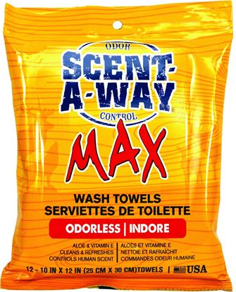 Picture of Scent-A-Way 07796 MAX Wash Towels 12Pk