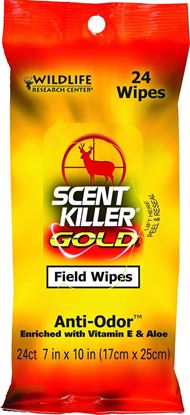 Picture of Wildlife Research 1295 Scent Killer Gold Field Wipes , 24-Pack