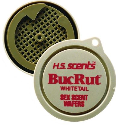 Picture of Hunters Specialties 01000 BucRut Whitetail Scent Wafers 3Pk (533836)