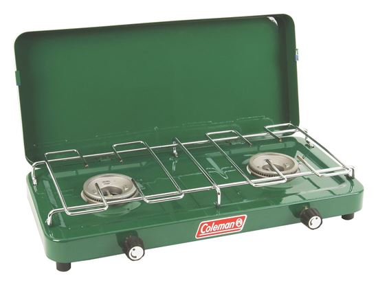 Picture of Coleman 2000030004 2 Burner Basic Propane Stove with Lid