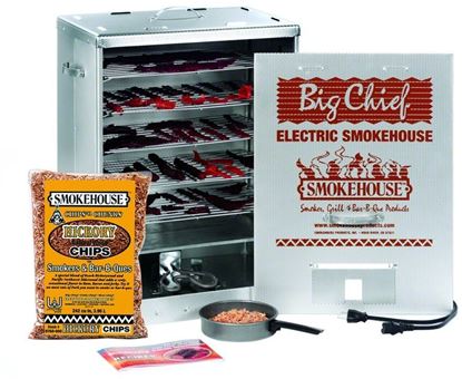 Picture of Smokehouse 9894-000-0000 Big Chief Electric Smoker Front Load