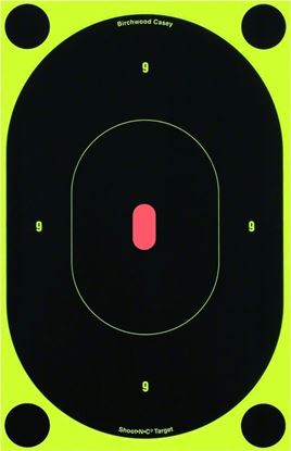 Picture of Birchwood Casey 34905 Shoot-N-C Silhouette 9" & 4" Target