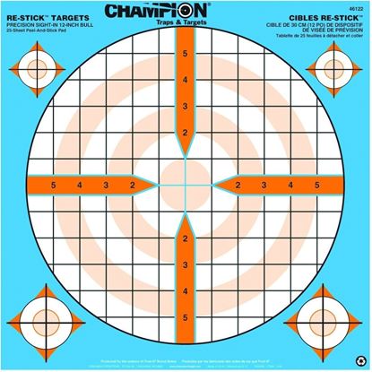 Picture of Champion 46122 Re-Stick Precison Sight-In Target Target 14.5x14.5